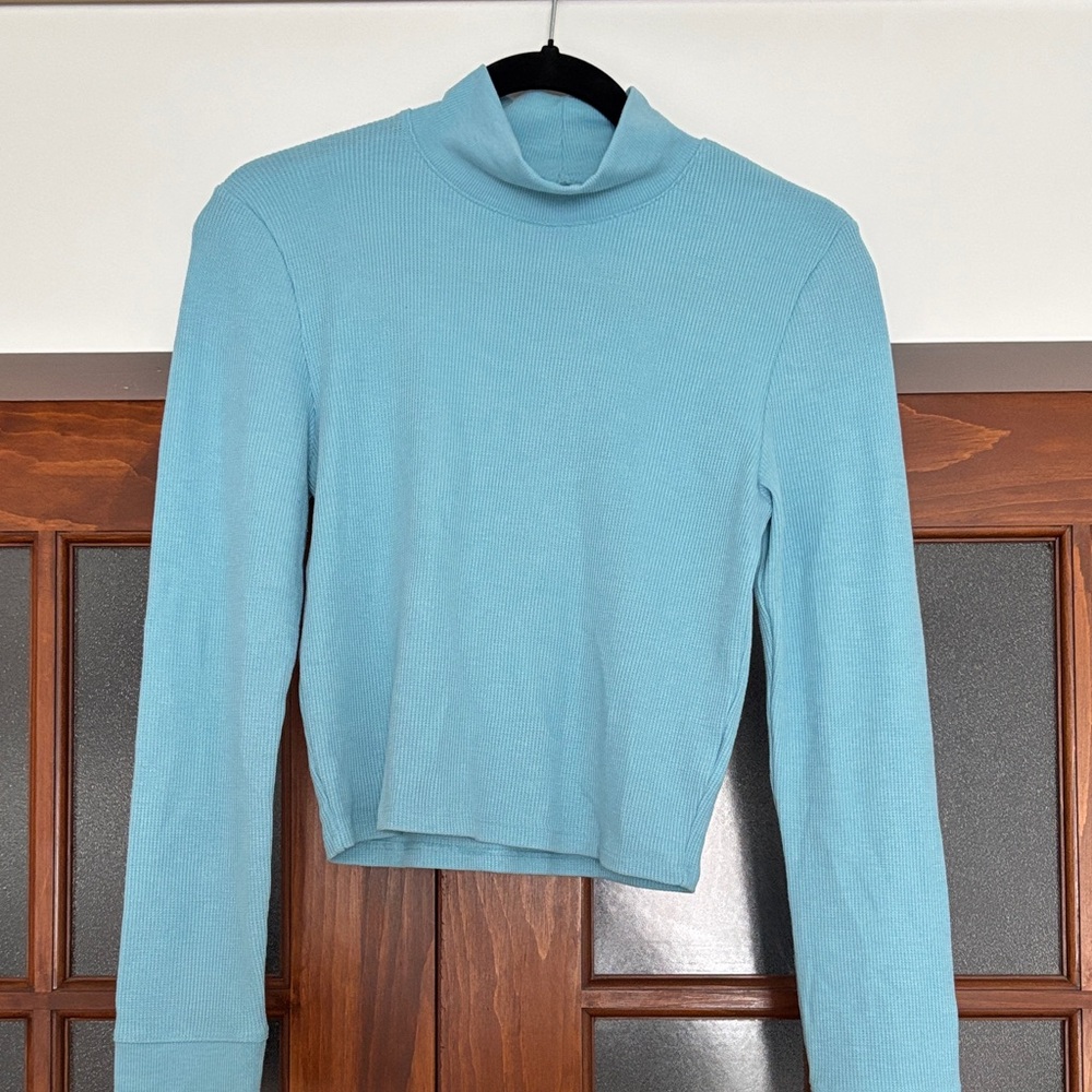 American Eagle turtle neck cropped long sleeve